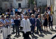 FOTO/ Piantedosi ai festeggiamenti del Patrono di Pietrastornina