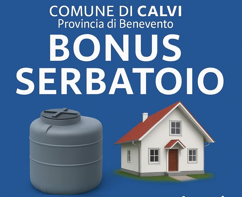Calvi, un ‘bonus serbatoio’ per affrontare l’emergenza idrica