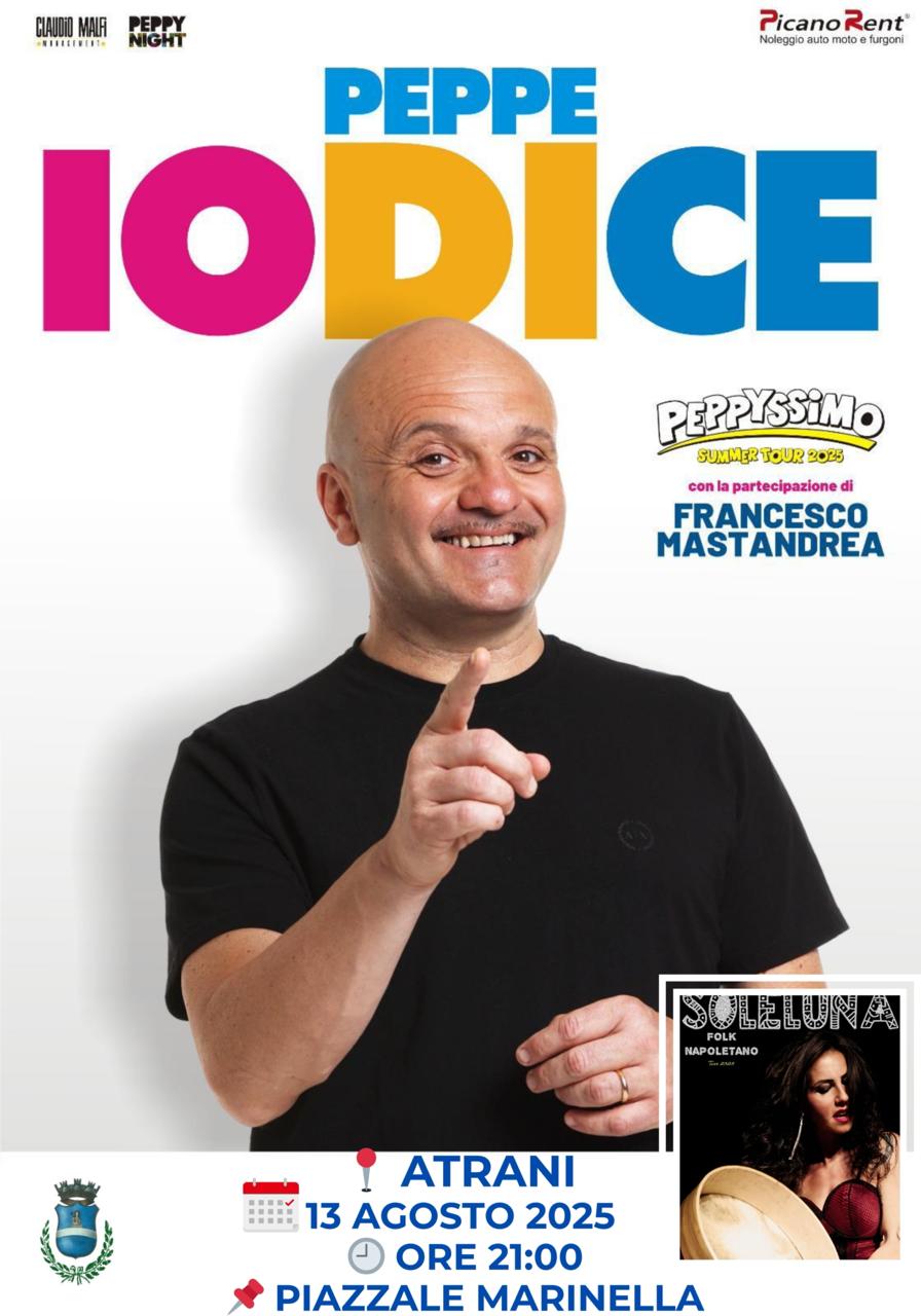 8216essere del sud8217 il 13 agosto peppe iodice ad atrani