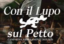 “Con il lupo sul petto”, la campagna abbonamenti Scandone