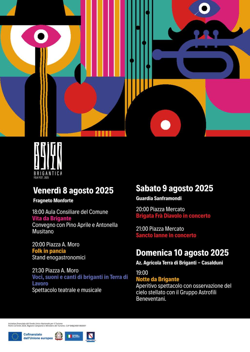 Brigantica Folk Fest 2025: musica, teatro e storia nelle terre del Sud ribelle, tre tappe nel Sannio Brigantica Folk Fest 2025: musica, teatro e storia nelle terre del Sud ribelle, tre tappe nel Sannio
