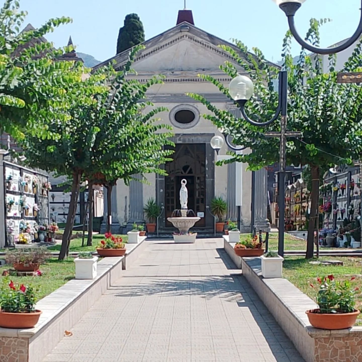 nocera superiore ultimati gli interventi di manutenzione al cimitero comunale