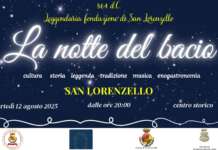 San Lorenzello, il 12 agosto torna la magia della Notte del Bacio
