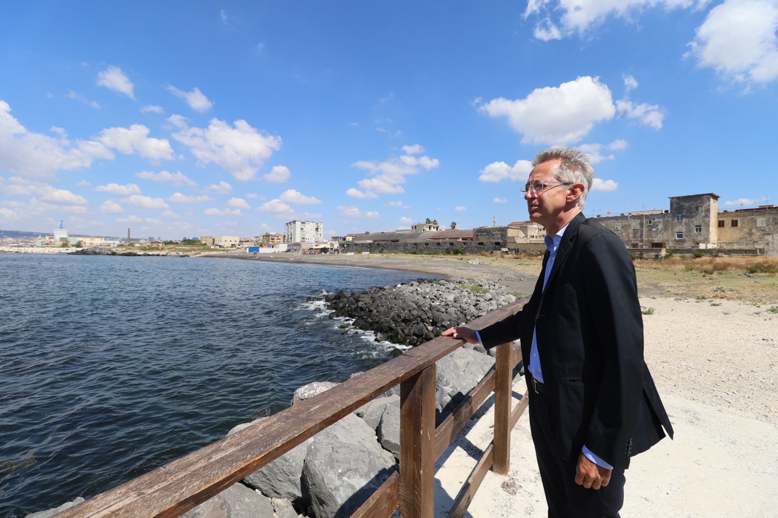 San Giovanni a Teduccio, nell’area dell’ex depuratore ripristinato il collegamento con il mare San Giovanni a Teduccio, nell’area dell’ex depuratore ripristinato il collegamento con il mare