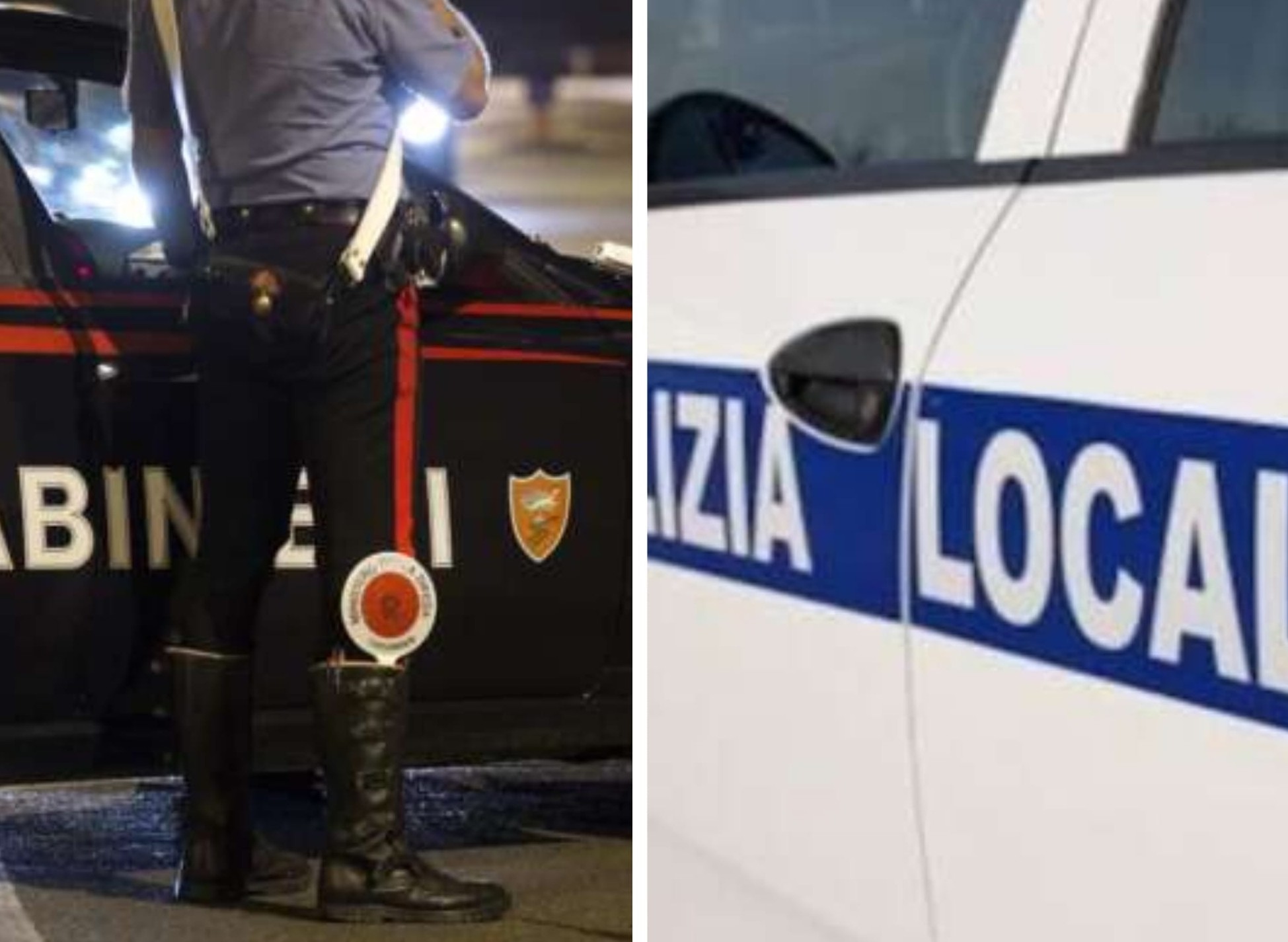 controlli di carabinieri e polizia locale festa abusiva in un agriturismo struttura chiusa per carenze igieniche