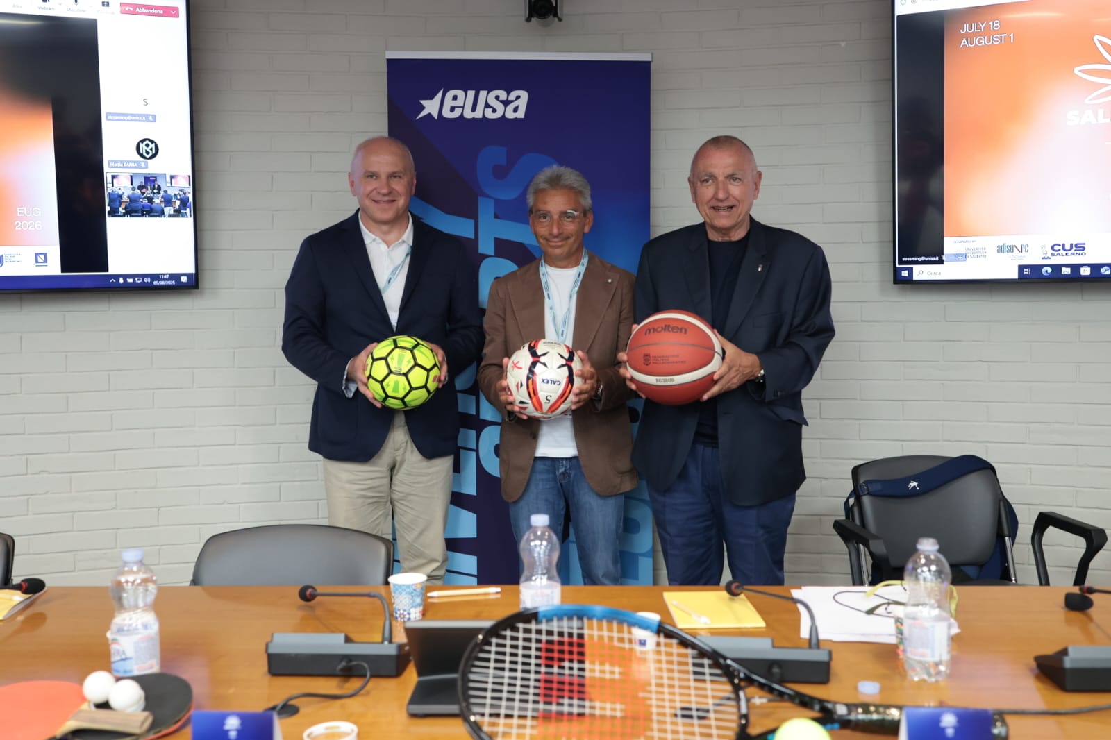 atleti di 40 paesi agli european universities games di salerno