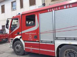 Incendio in un’abitazione nel Casertano: tanto spavento, nessun ferito