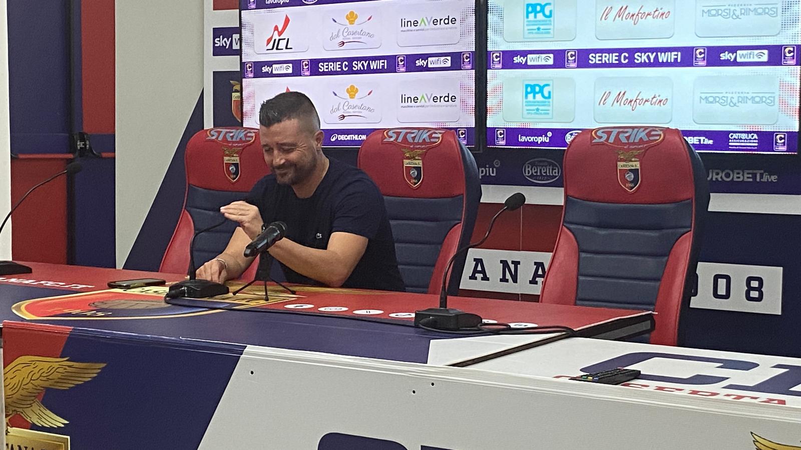 Casertana Cosenza, Coppitelli: “Dietro ogni punto c’è tanto lavoro: continuiamo a crescere” Casertana Cosenza, Coppitelli: “Dietro ogni punto c’è tanto lavoro: continuiamo a crescere”