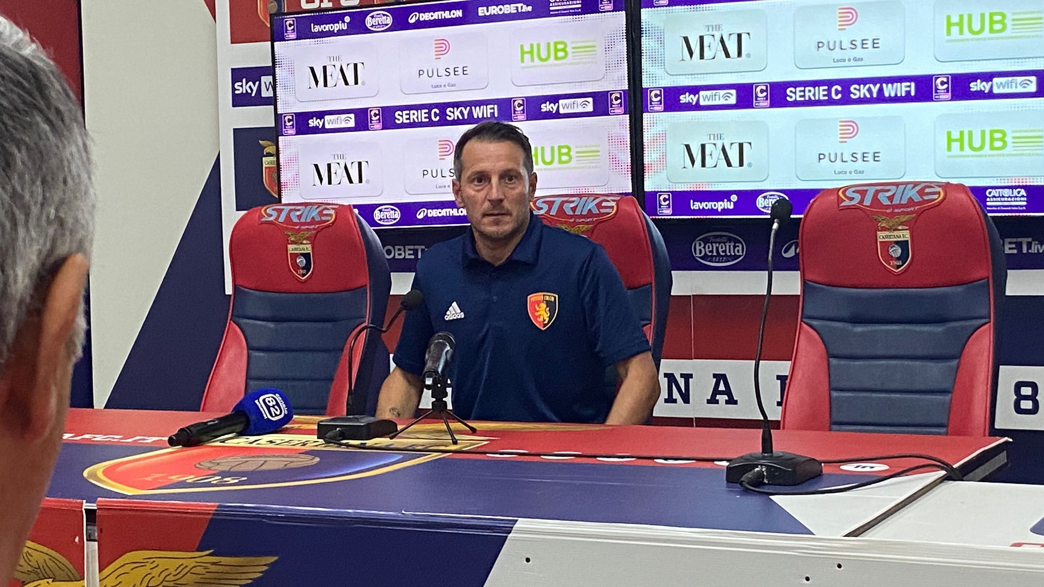 Casertana Potenza, De Giorgio: “Perdere così fa male: abbiamo fatto noi la partita”