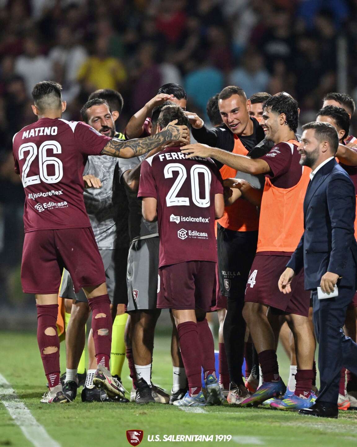 Salernitana in testa, le voci del post partita: la gioia di Raffaele “Sono contento”