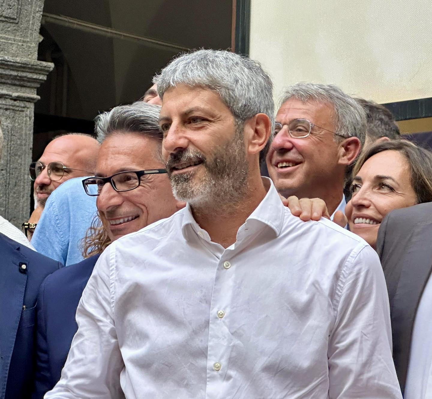 Il candidato Governatore Fico in Irpinia con Sarracino e De Luca