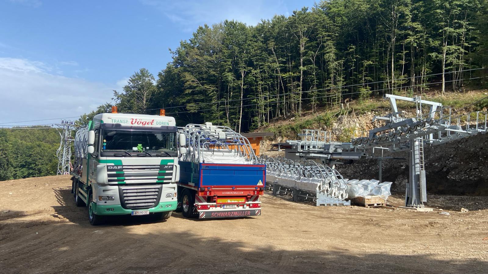 laceno passo avanti per la riapertura arrivati i sedili della seggiovia