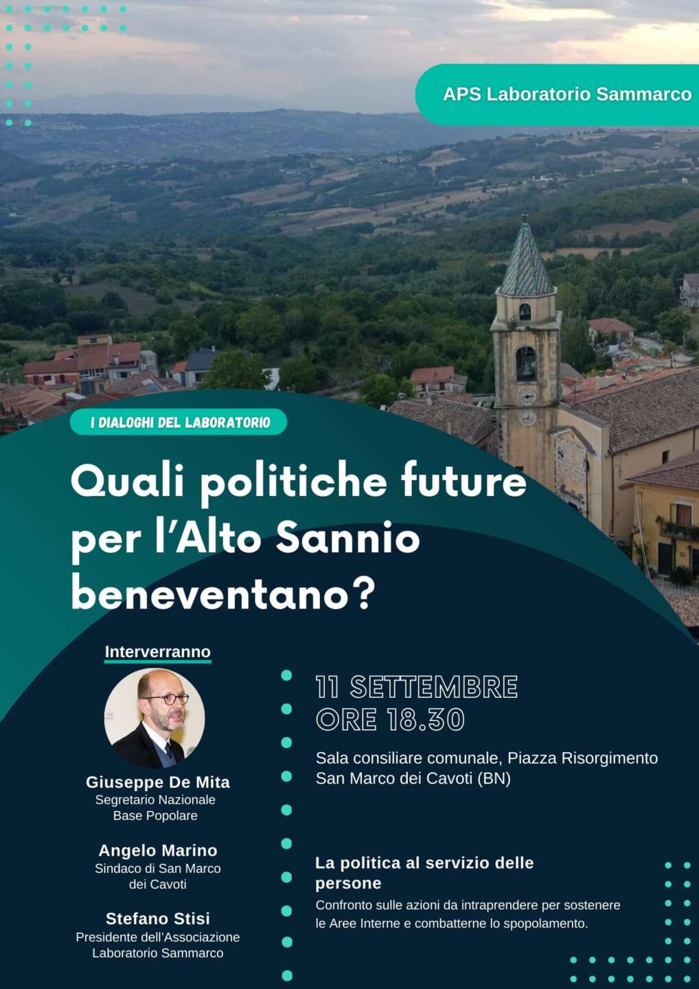 san marco dei cavoti accende il dibattito sul futuro delle aree interne al via i dialoghi del laboratorio
