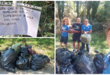 I podisti in difesa dell’ambiente: ripulita la discarica a cielo aperto di Piano Cappelle