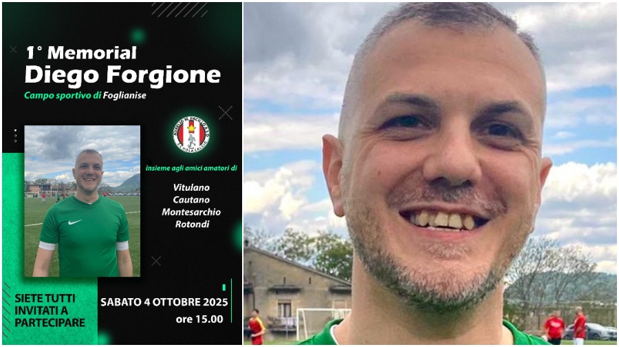 Dal dolore al ricordo: a Foglianise il 1° Memorial dedicato a Diego Forgione