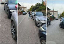 Valle Telesina, auto in sosta danneggiate nel corso della notte