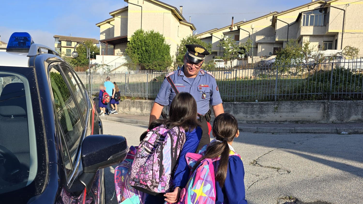 primo giorno di scuola in irpinia pattuglie dell8217arma a presidio degli istituti