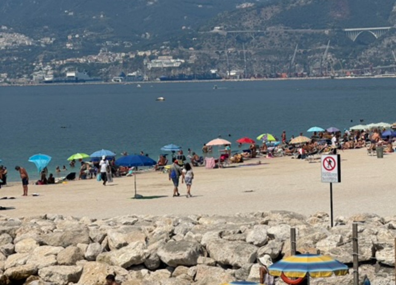 Salerno, riparte il ripascimento: verifica dei lavori fatti