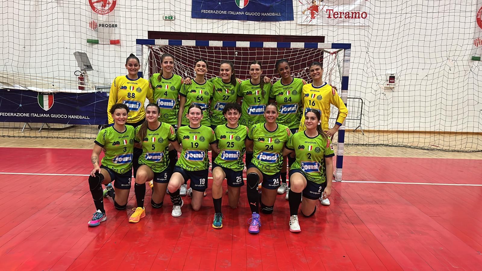 la jomi salerno cala il tris battuto teramo e terza vittoria consecutiva in campionato