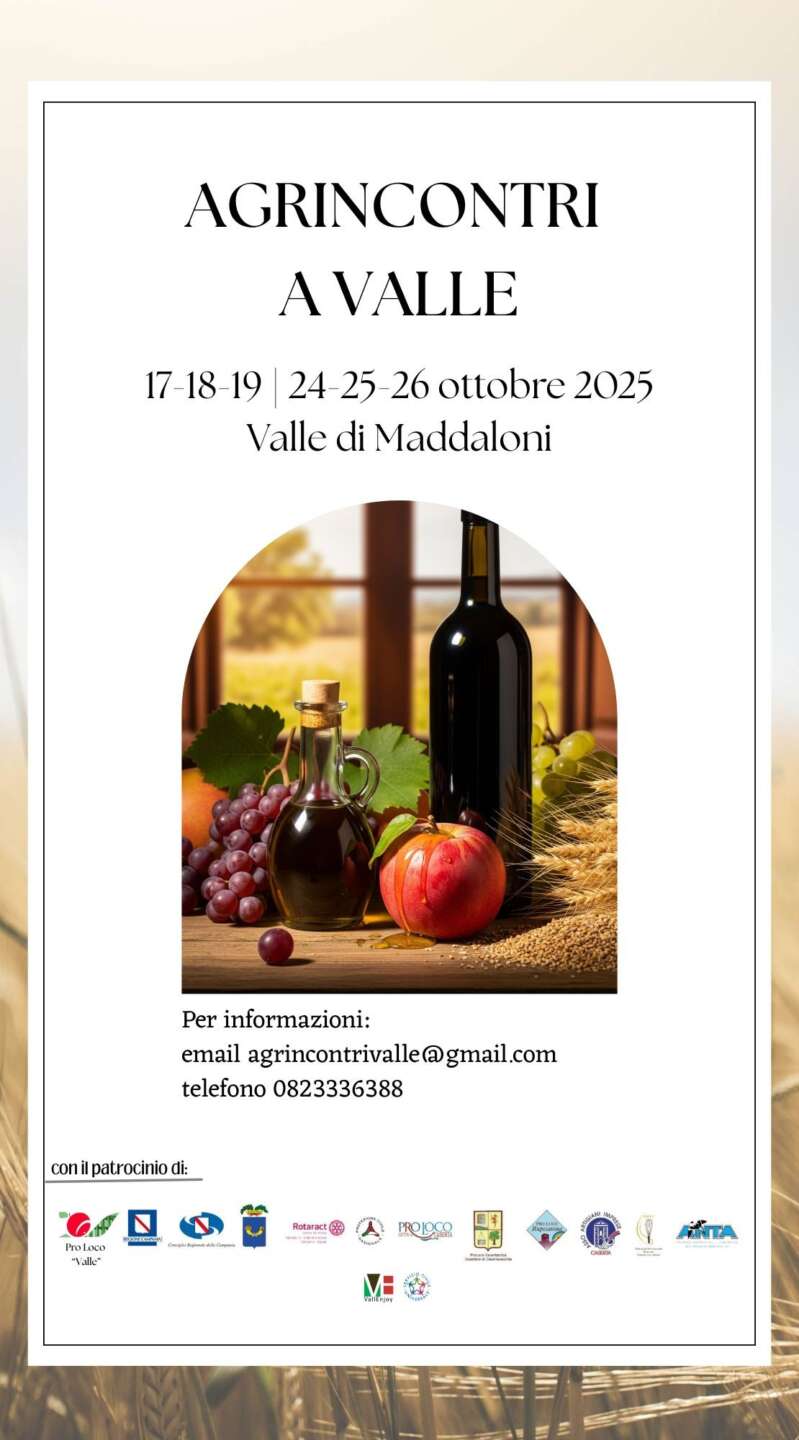 valle di maddaloni ospita la decima edizione di agrincontri a valle
