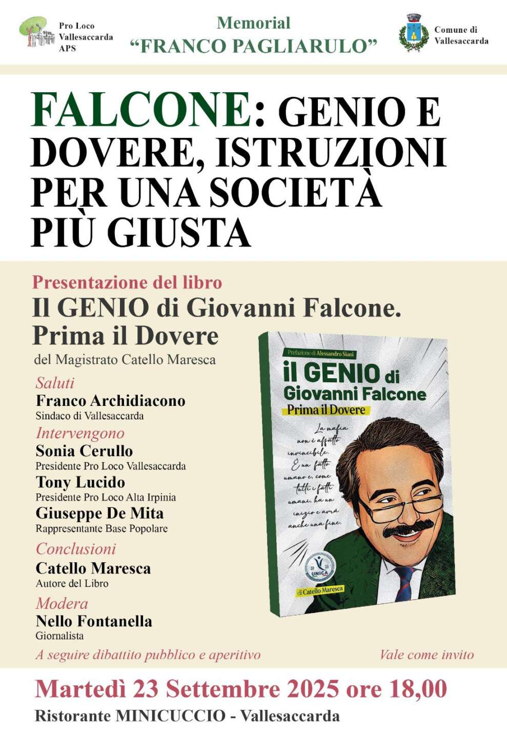 catello maresca racconta giovanni falcone appuntamento a vallesaccarda