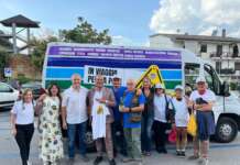 FOTO/ Arriva la carovana: la pace va coltivata ogni giorno