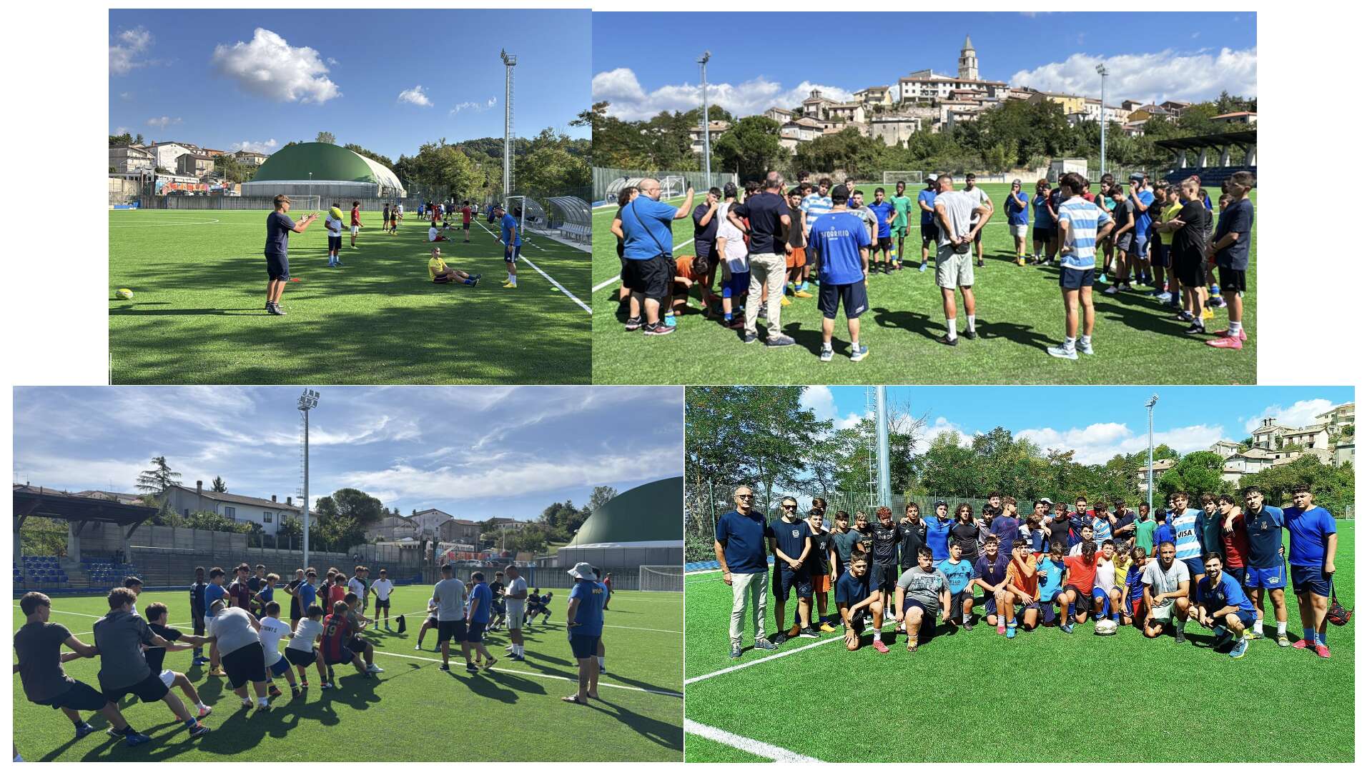 Entusiasmo al primo raduno per le categorie U14 e U16 targato Rugby IV Circolo