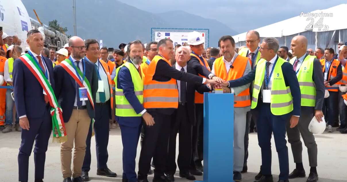 video diga di campolattaro parte lo scavo della tbm opera strategica per il sannio