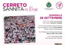 Cerreto Sannita si colora di rosa con la fiaccolata a sostegno di Komen Italia