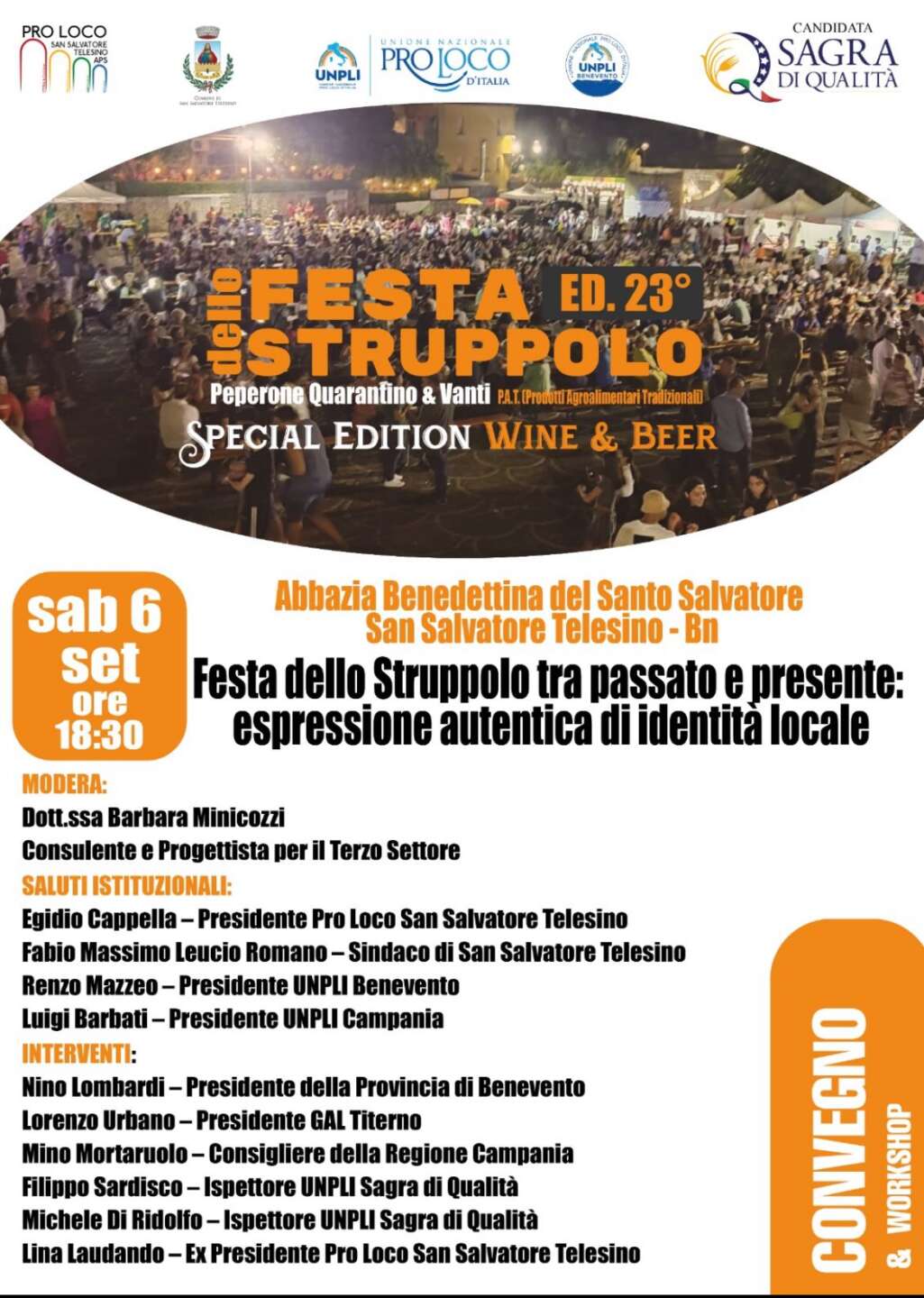 San Salvatore Telesino celebra il prossimo weekend la Festa dello Struppolo: tradizione, identità e prospettive future San Salvatore Telesino celebra il prossimo weekend la Festa dello Struppolo: tradizione, identità e prospettive future