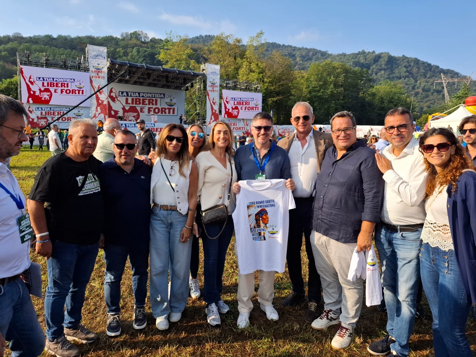 La Lega sannita in trasferta: folta delegazione a Pontida