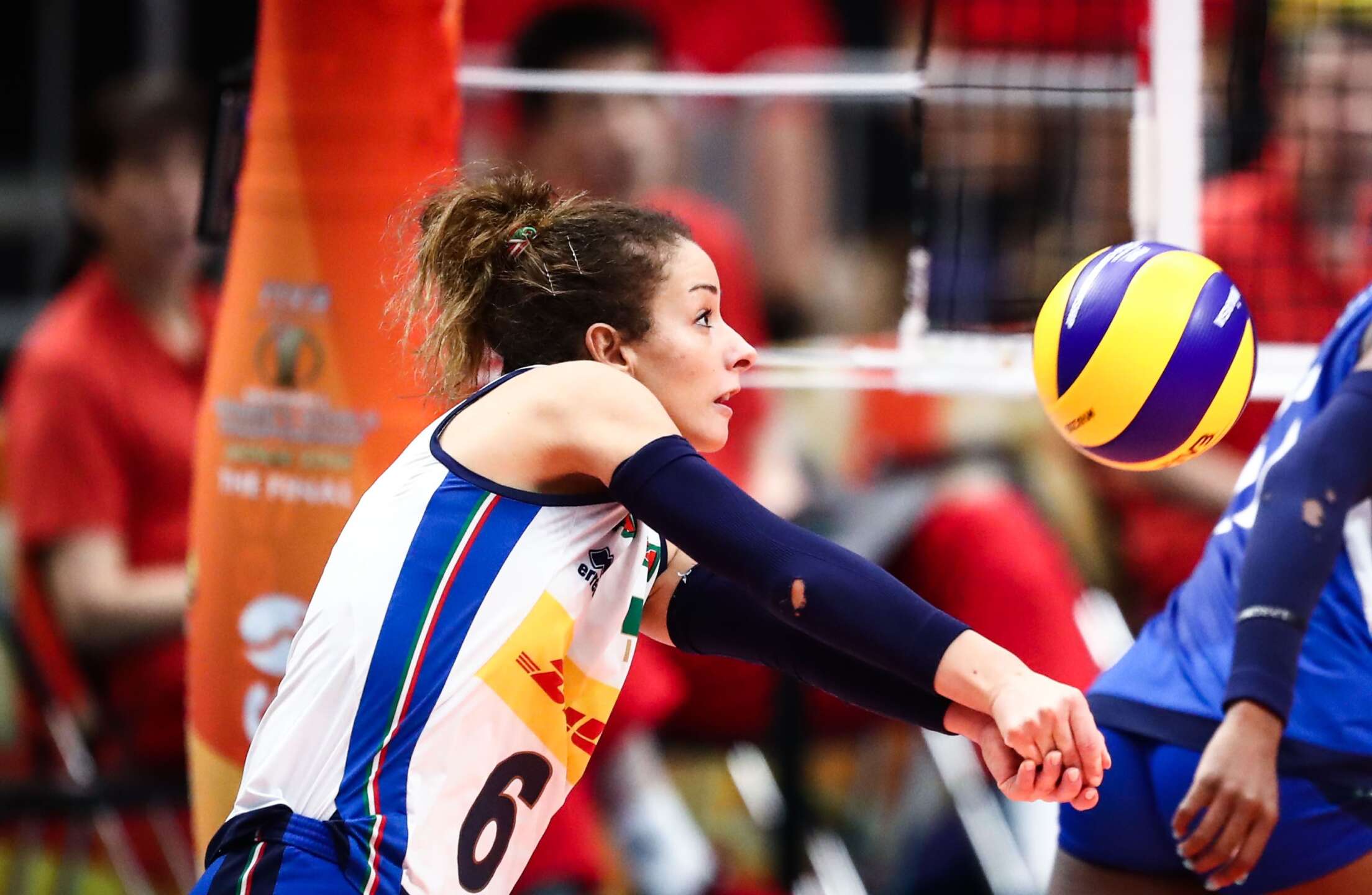 La campionessa del mondo di volley femminile Monica De Gennaro a Salerno