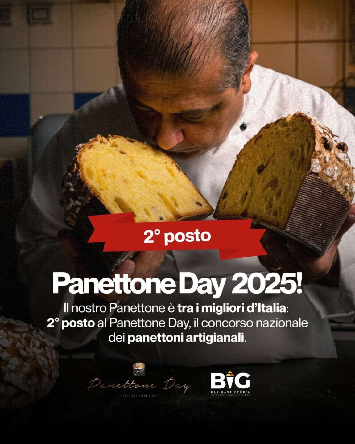 Panettone Day 2025, pasticceria di Telese Terme conquista il secondo posto: il plauso del sindaco Caporaso
