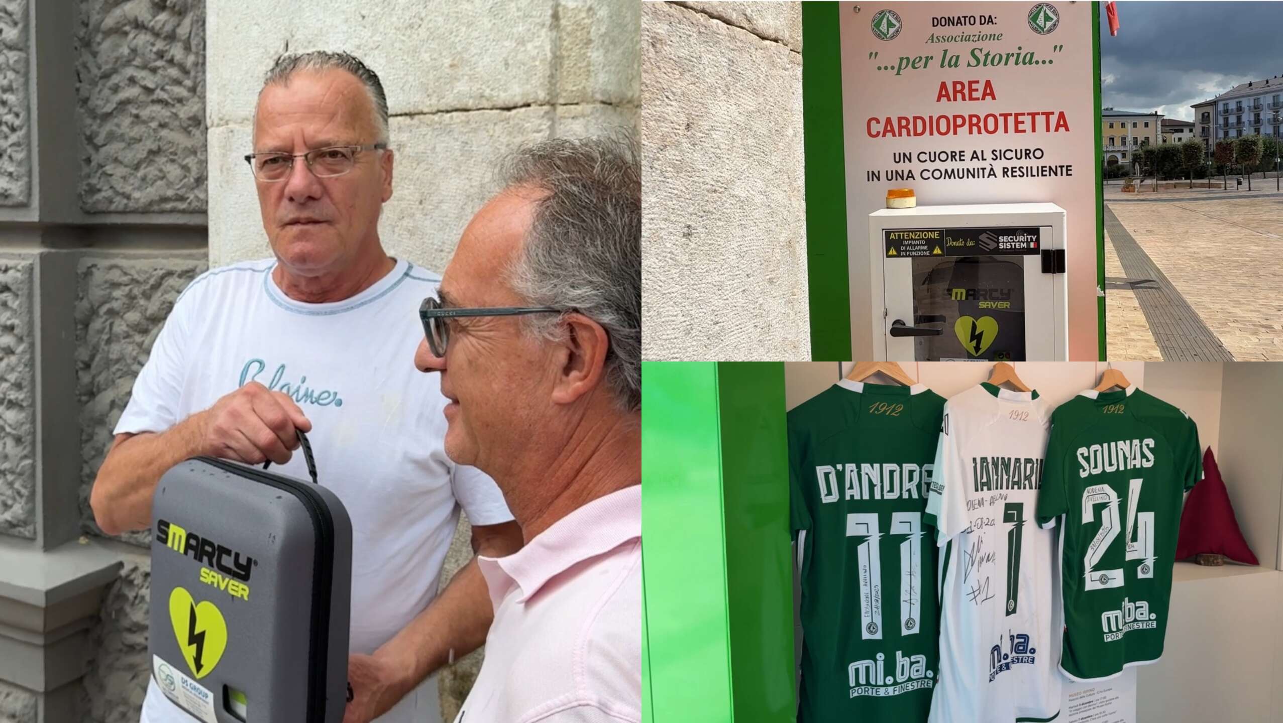 L’associazione “…per la storia” dona il secondo defibrillatore ad Avellino
