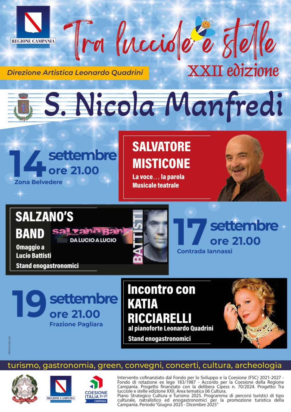 8216tra lucciole e stelle8217 tre serate in programma a san nicola manfredi