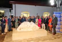 Rotary Club Valle Telesina: installata statua donata dal maestro Lengua