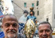 San Gennaro d’oro, a Natale la nuova statua del patrono in piazza Maradona