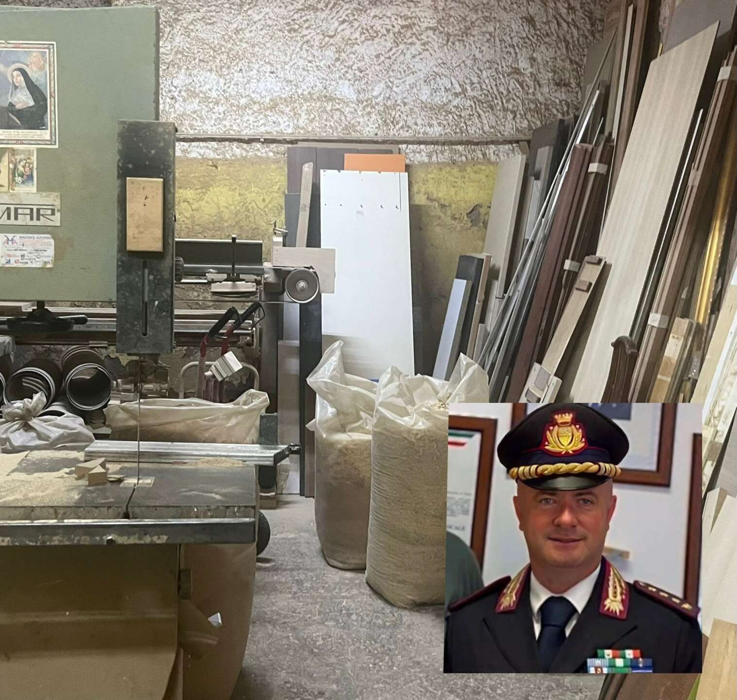 Afragola, la Polizia Locale sequestra una falegnameria e laccheria abusiva