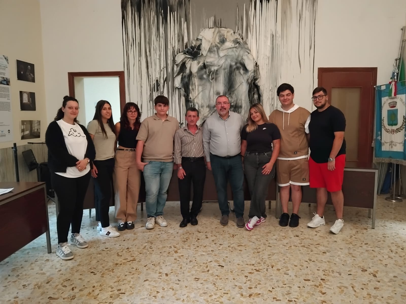 Frasso, passaggio di consegne tra le volontarie e i volontari del servizio civile universale