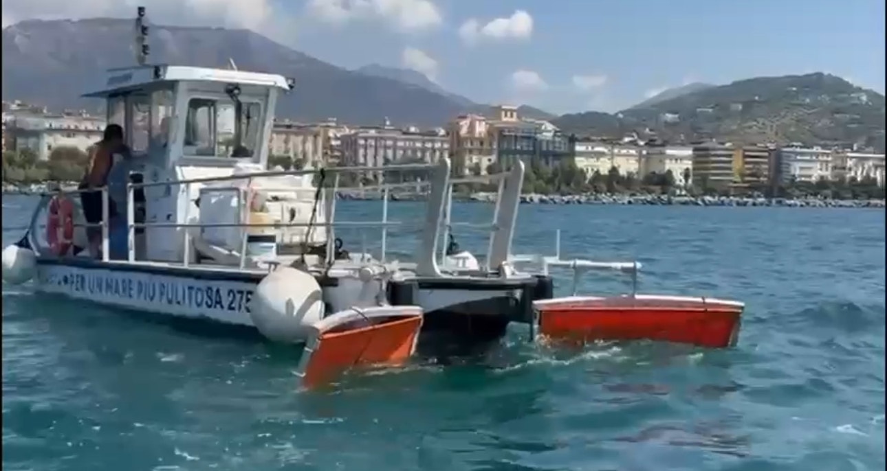 Spazzamare in azione fino al 14 settembre