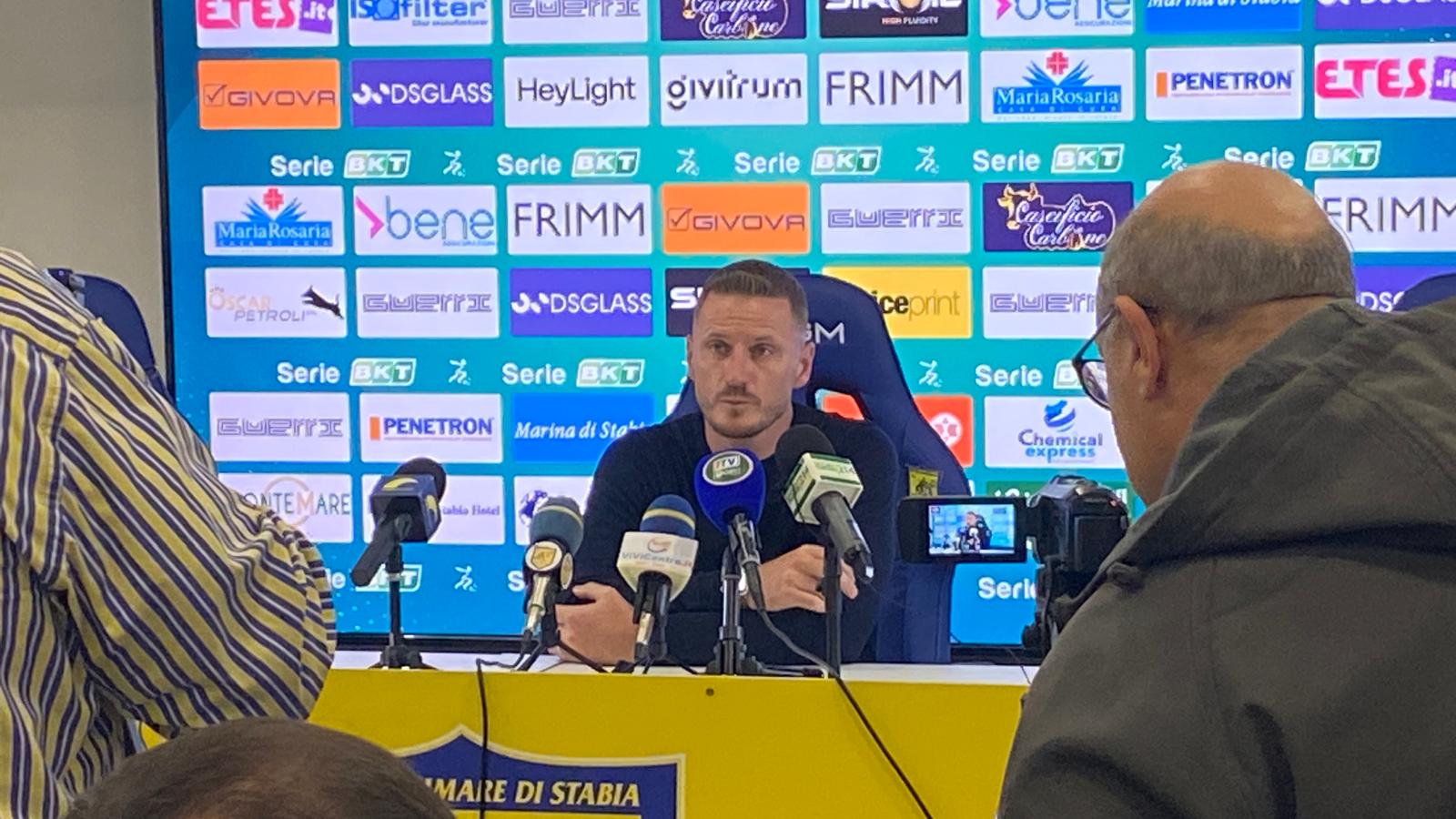Juve Stabia, Abate: “Due gol frutto di lavoro; nel secondo tempo, ci hanno agevolati”