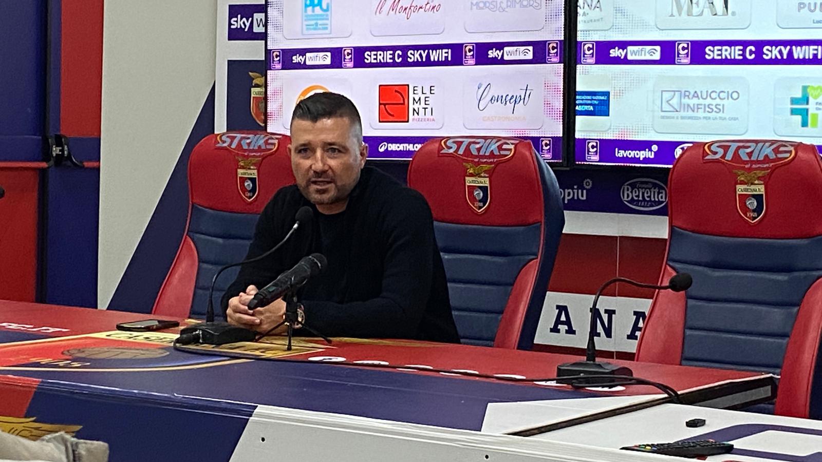 Casertana, Coppitelli: “I miei ragazzi mettono tutto in campo: è bello essere tifosi” Casertana, Coppitelli: “I miei ragazzi mettono tutto in campo: è bello essere tifosi”