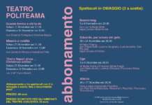 Il Politeama lancia la campagna abbonamenti: abbonamento ridotto e spettatori sul palco