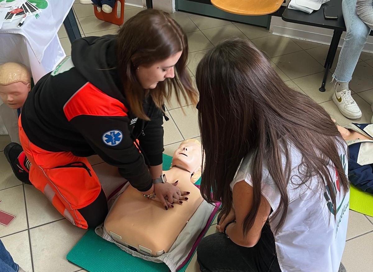 Giovani volontari ANPAS in aula per la formazione del Servizio Civile