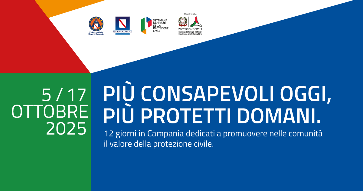 settimana della protezione civile le iniziative in campania