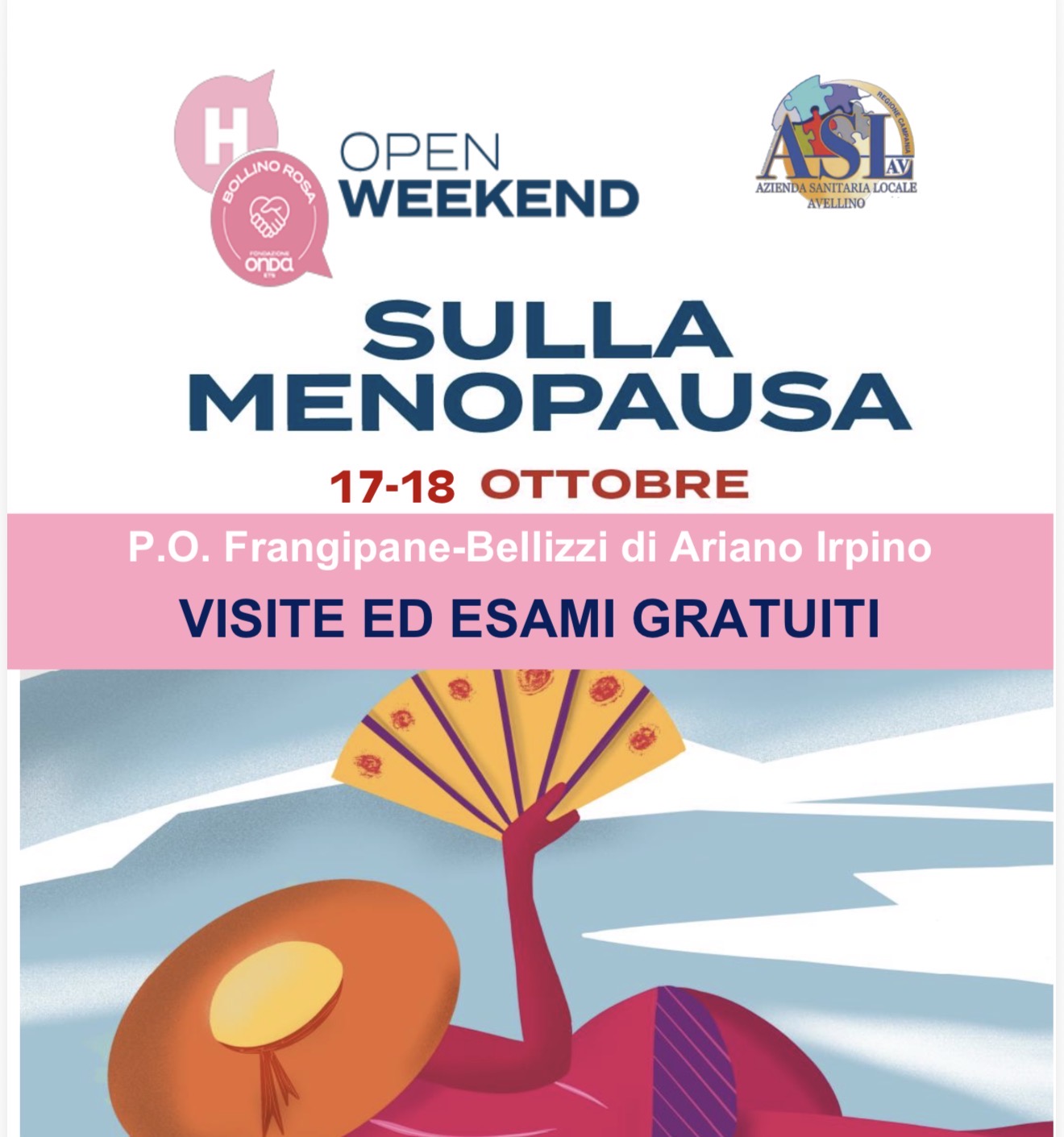 asl avellino visite ed esami gratuiti per la giornata mondiale della menopausa