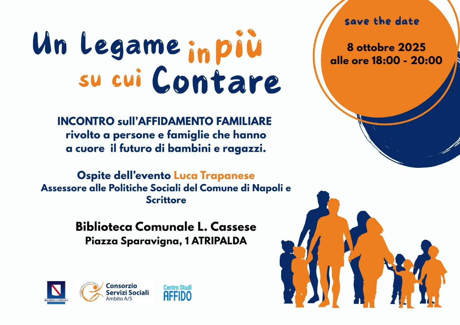 “Un legame in più su cui contare”: l’appuntamento alla Biblioteca Cassese