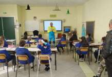 FOTO/ La Misericordia Mercogliano a lezione di sicurezza a scuola