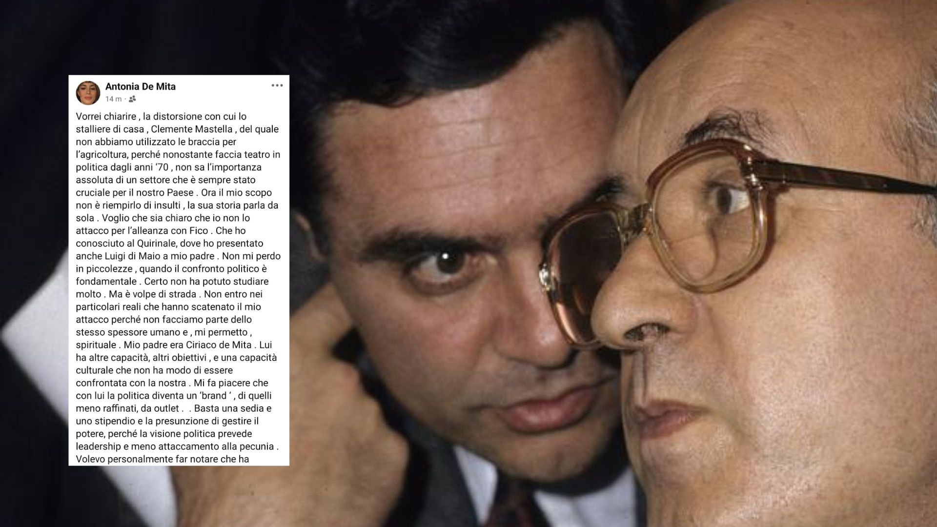 antonia de mita torna all8217attacco mastella stalliere di casa il secondo affondo della figlia dell8217ex premier da Anteprima24.it antonia de mita torna all8217attacco mastella stalliere di casa il secondo affondo della figlia dell8217ex premier