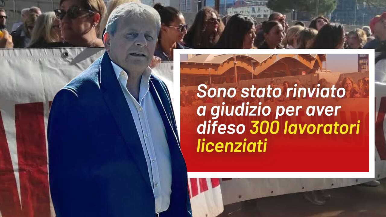 Regionali, Sergio D’Angelo (Avs) annuncia: “Rinviato a giudizio per aver difeso 300 lavoratori” Regionali, Sergio D’Angelo (Avs) annuncia: “Rinviato a giudizio per aver difeso 300 lavoratori”